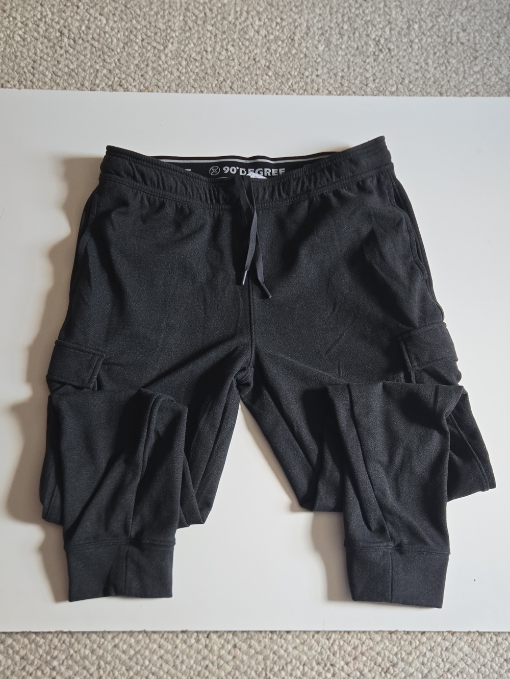 90 Degree by Reflex Gray Cargo Joggers